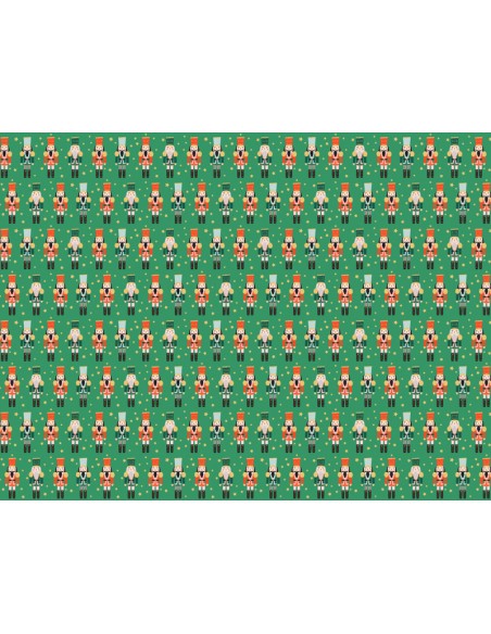 Dovanų pakavimo popierius PARTY DECO Nutcracker 70 x 200 cm 