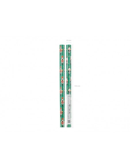 Dovanų pakavimo popierius PARTY DECO Nutcracker 70 x 200 cm 