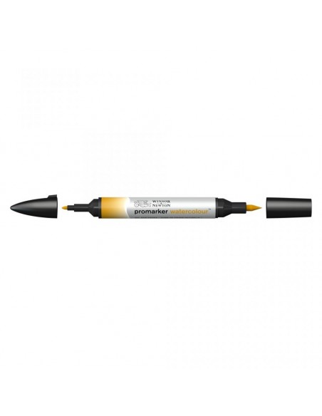 Žymeklis WINSOR & NEWTON Promarker Watercolour 552 Raw Sienna akvarelinis dviejų galų