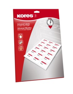 Lipnios etiketės KORES A4...