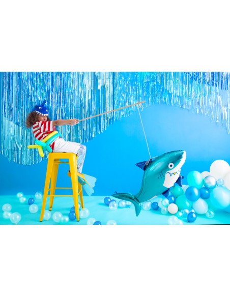 Girlianda lietutis PARTY DECO 90 x 250 cm mėlyna
