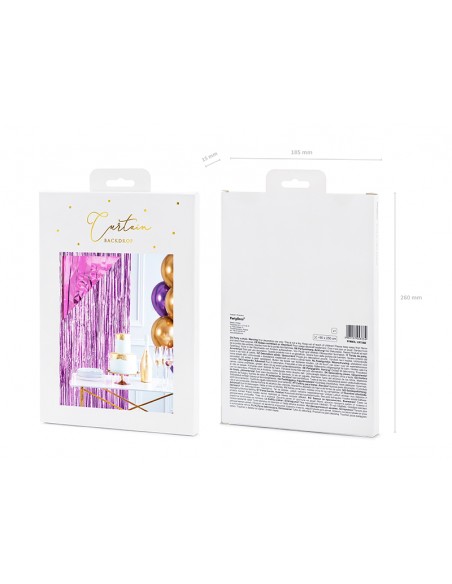 Girlianda lietutis PARTY DECO 90 x 250 cm violetinė