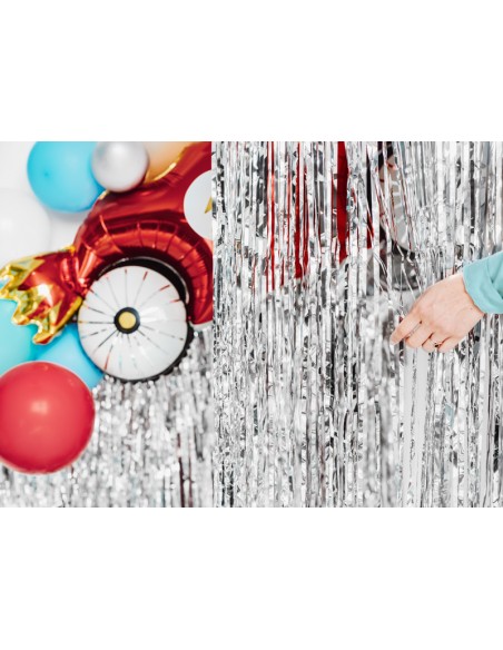 Girlianda lietutis PARTY DECO 90 x 250 cm sidabrinė