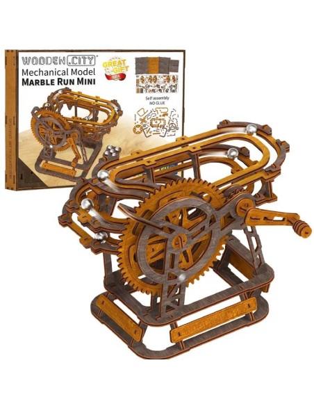 Dėlionė medinė WOODEN CITY Marble Run Mini
