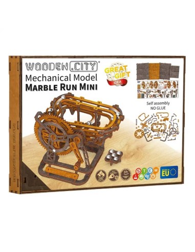 Dėlionė medinė WOODEN CITY Marble Run...