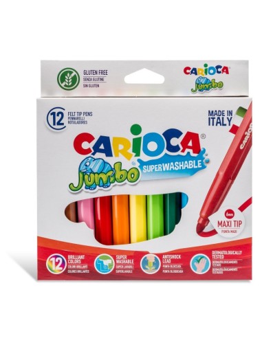 Flomasteriai CARIOCA Jumbo stori 12...