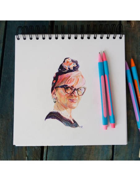 Rašiklis SCHNEIDER Edge Pastel XB žydros spalvos