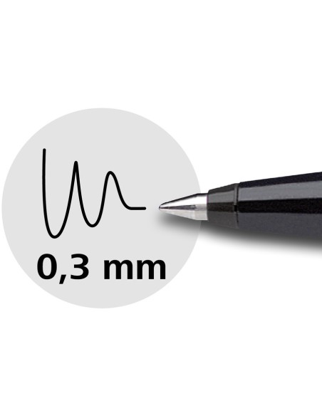 Rašiklis SCHNEIDER Topball 845 0.3 mm juodos spalvos