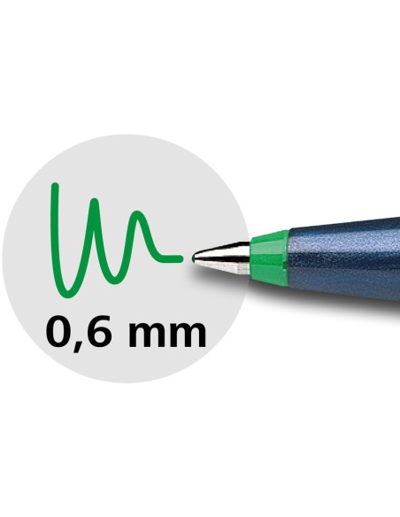 Rašiklis SCHNEIDER Topball 857 0.6 mm žalios spalvos