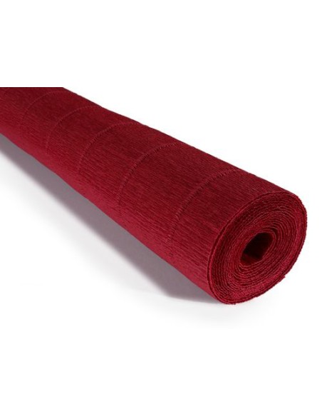 Krepinis popierius Cartotecnica Rossi Nr. 583 Marsala Red 50 x 250 cm 180 g/m² krapalo raudona