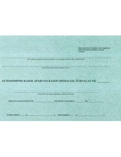 Kasos operacijų žurnalas...