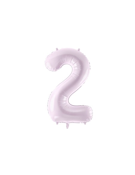 Balionas PARTY DECO 72 cm folinis skaičius 2 violetinės spalvos 