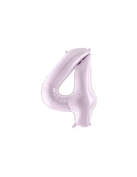 Balionas PARTY DECO 72 cm folinis skaičius 4 violetinės spalvos 