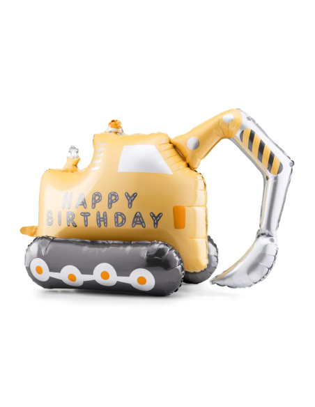 Balionas PARTY DECO Excavator 76.5 x 49 cm pastatomas folinis