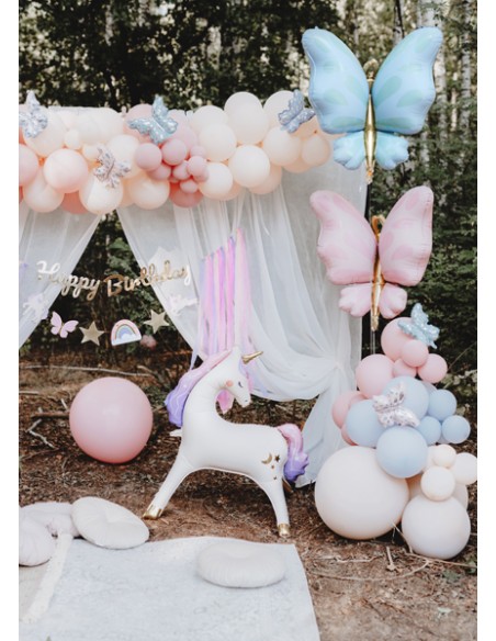 Balionas PARTY DECO Butterfly 69 x 69 cm folinis mėtinis