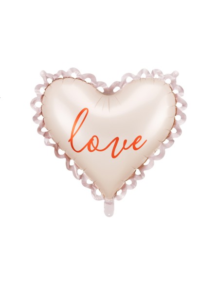 Balionas PARTY DECO Heart 50 x 647cm folinis 