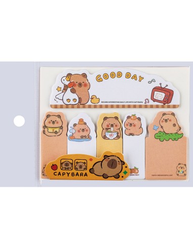 Lipnūs lapeliai CENTRUM Capybara 6 vnt