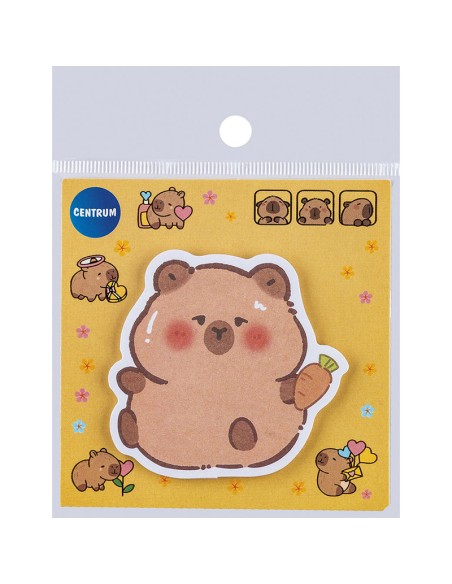 Lipnūs lapeliai CENTRUM Capybara 80 x 80 mm 30 lapelių