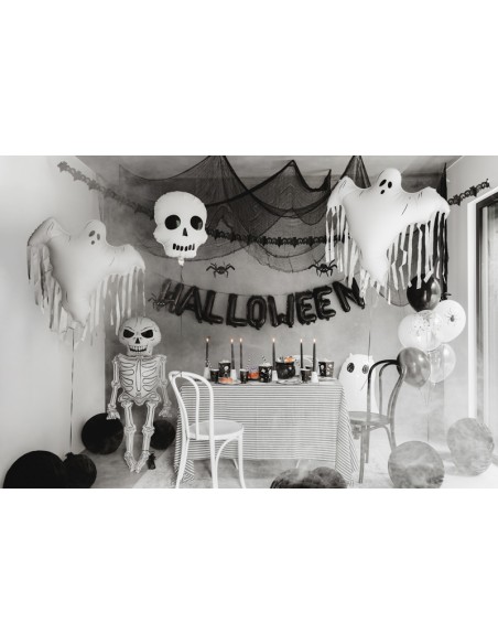 Balionas PARTY DECO Skeleton XXL 46 x 129 cm folinis