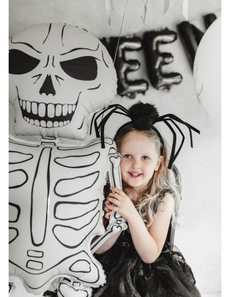 Balionas PARTY DECO Skeleton XXL 46 x 129 cm folinis