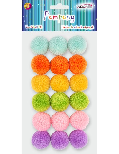 Bumbuliukai ALIGA Pom-Pom 30 mm...