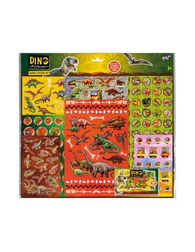 Lipdukų rinkinys TOTUM Dino Super...