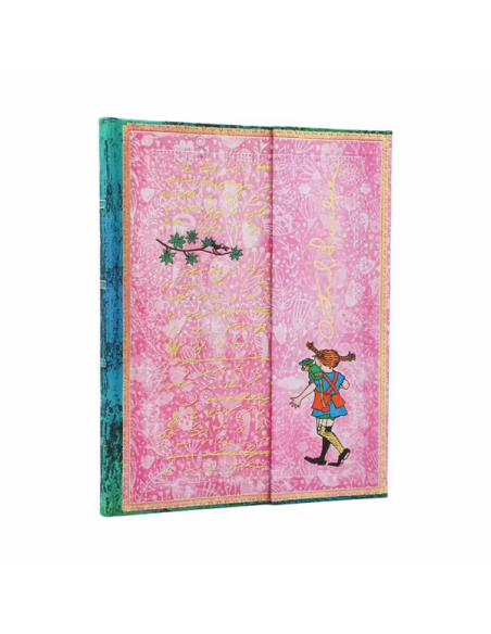 Užrašų knygelė PAPER BLANK Embellished Manuscripts Collection (Astrid Lindgren, Pippi Longstocking) linijomis Midi