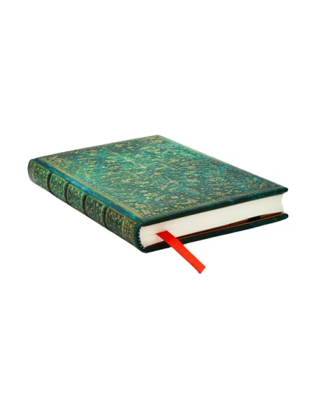 Užrašų knygelė PAPER BLANK Nature’s Grace (Emerald Flower) linijomis mini