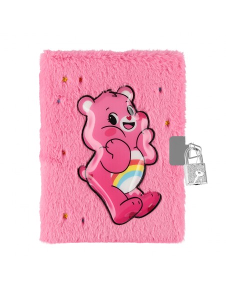 Užrašų knygelė STARPAK Care Bears A5 linijomis su užraktu 80 lapų