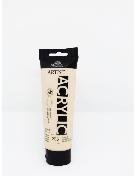 Akriliniai dažai PHOENIX Artist 206 Buff Titanium 120 ml