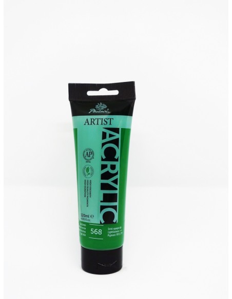 Akriliniai dažai PHOENIX Artist 568 Sap Green 120 ml