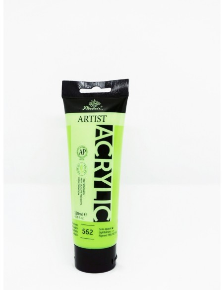 Akriliniai dažai PHOENIX Artist 562 Yellow Green 120 ml