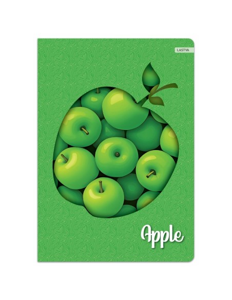 Sąsiuvinis LASTVA Neon Fruits A5 langeliais 60 lapų
