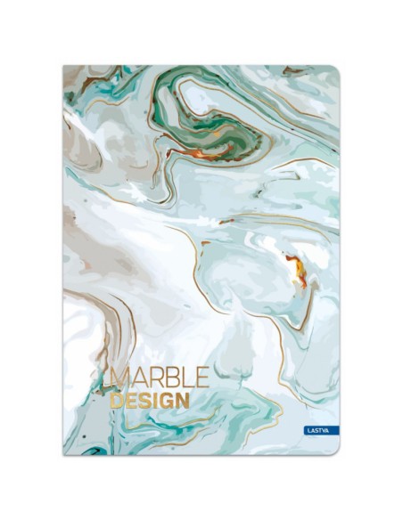 Sąsiuvinis LASTVA Marble A5 linija 60 lapų