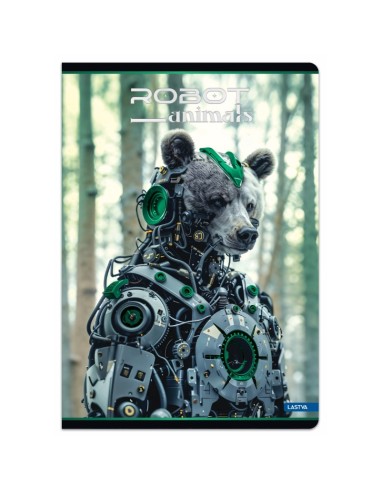 Sąsiuvinis LASTVA Robot Animals A5...