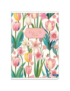 Sąsiuvinis LASTVA Tulips A5...