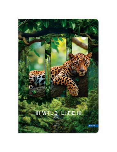 Sąsiuvinis LASTVA Wild Life A4 kietas...