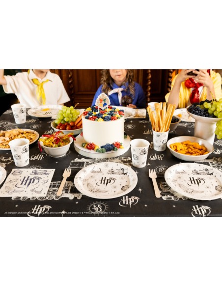 Vienkartiniai puodeliai PARTY DECO Harry Potter Hogwarts popierinis 250 ml. 6 vnt.