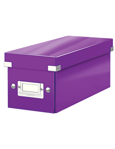 Archyvinė dėžė LEITZ Click & Storage CD 143 x 136 x 352 mm violetinė - 1