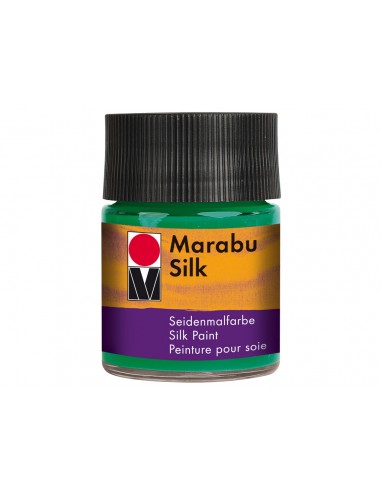 Dažai Marabu SILK 073 šilkui žalios spalvos 50 ml - 1