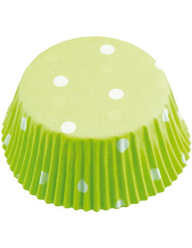 Keksiukų forma Staufen taškeliai šviesiai žalia - balta 50x25 mm 60vnt. - 1
