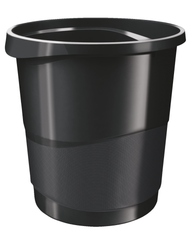 Šiukšliadėžė Esselte Europost Vivida plastmasinė 15 litrų juoda - 1