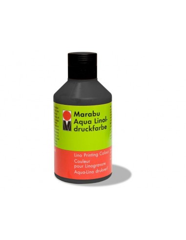 Dažai MARABU linoraižiams juodos spalvos 250 ml - 1