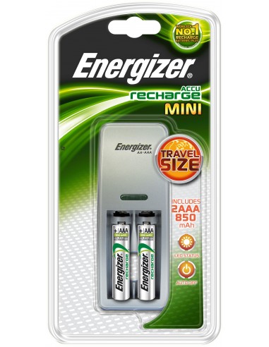 Elementų pakrovėjas Energizer Recharge MINI 850 mAh + 2 AAA elementai - 1