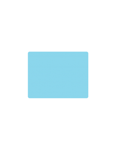 Lipni etiketė stačiakampis 52 x 40 mm šviesiai mėlyna - 1