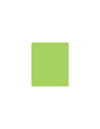 Lipni etiketė stačiakampis 50 x 59 mm šviesiai žalia - 1