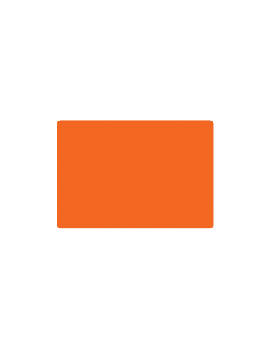 Lipni etiketė stačiakampis 58 x 40 mm oranžinė - 1