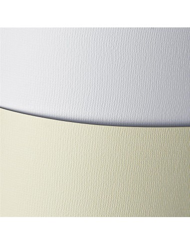 Dekoratyvinis popierius Galeria Papieru Standard Linen White A4 230 gsm baltas - 1