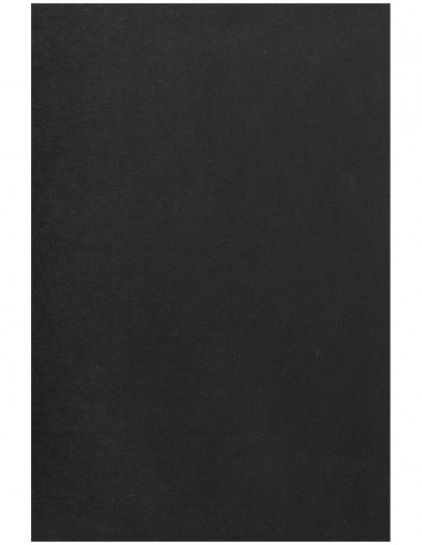 Spalvotas popierius Burano Nero 72 x 101 cm 700 gsm juodas - 1
