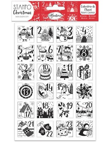 Spaudas ALADINE Stampo Advent Calendar 24 vnt. - 1